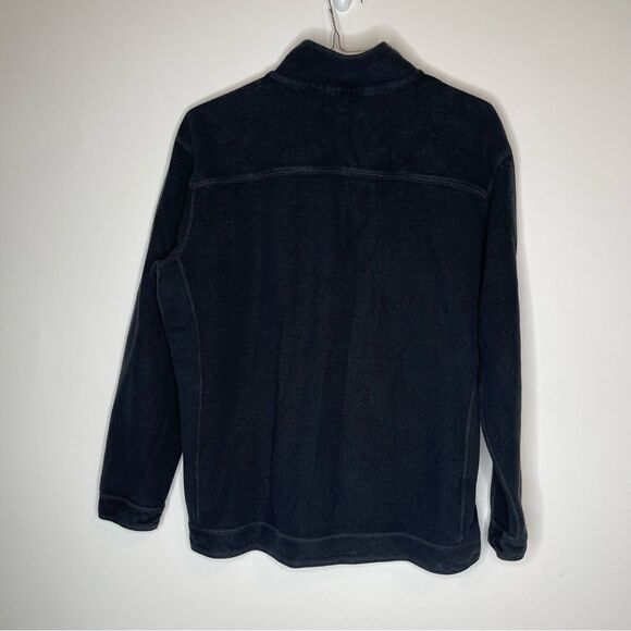 Tommy Bahama Black 1/4 Zip Top‎ in Size Medium - Picture 6 of 7
